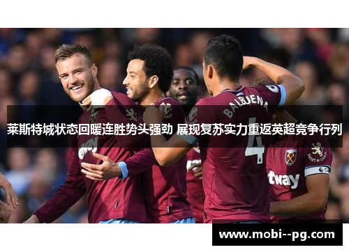 莱斯特城状态回暖连胜势头强劲 展现复苏实力重返英超竞争行列